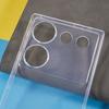 For ZTE nubia Z50 Ultra Transparent TPU Anti-Drop Phone Case Ultra-Thin Phone Back Cover