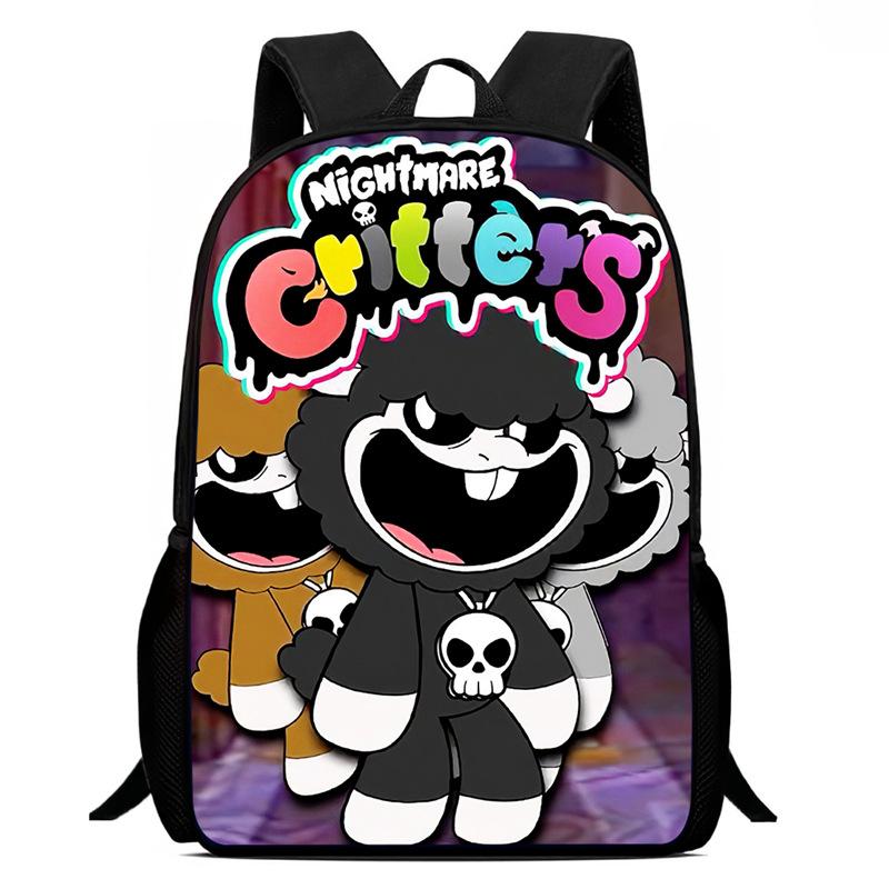 Lachende Crittersnig Htmare Peripherie Anime Rucksack Herren- Und Damen-Schultaschen