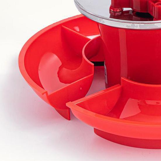 90W Chocolate Fountain Melter Food Grade BPA Free Easy to Clean 3 Tiers Design Christmas