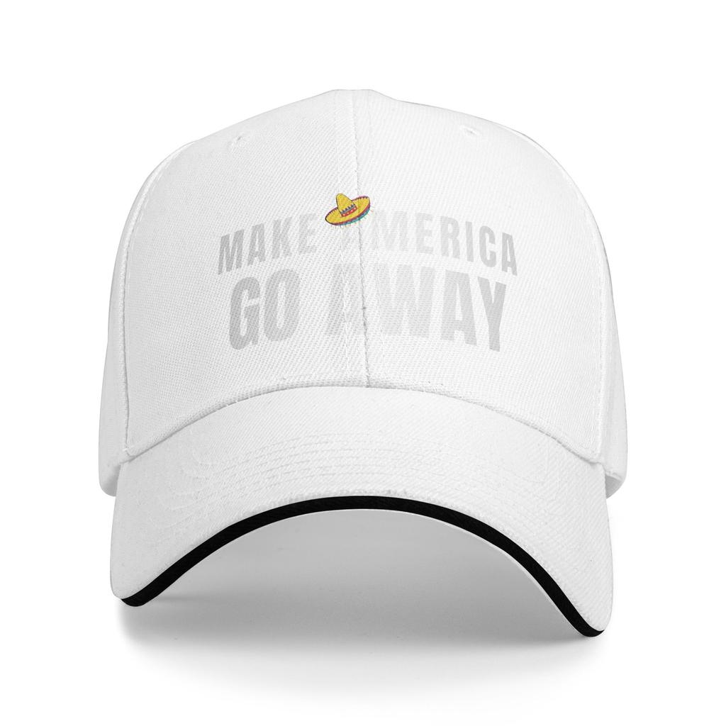 Women Unisex Make America Go Away Mexico Outdoor Hat Summer  Adjustable Cap New Baseball Cap Fashion Sports Hats