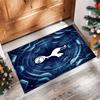 Tapis de zone en flanelle imprimé Tottenham Hotspur Antidérapant Doux Polyester Tapis de sol Tapis de décoration d'intérieur pour Chambre à coucher Salon Canapé
