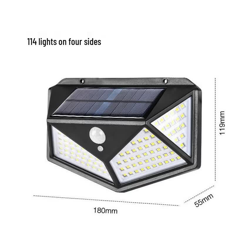 Lishi Solar Outdoor LED Sensor Wall Light
