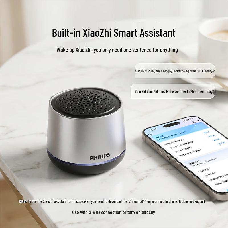 Philips TAS1009 Mini Portable Bluetooth Speaker (CN Version)