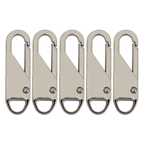 Detachable Zipper Pull Replacement Zipper Pull Tab Quick Attach Remove Zipper Pull for Backpacks Jackets Boots Luggage Clothing Purse