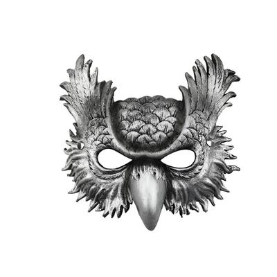 Steampunk Animal Owl Nose Bird Beak Funny Halloween Mask 3D Animal Mask Carnival Party Cos Halloween Owl Peculiar Mask