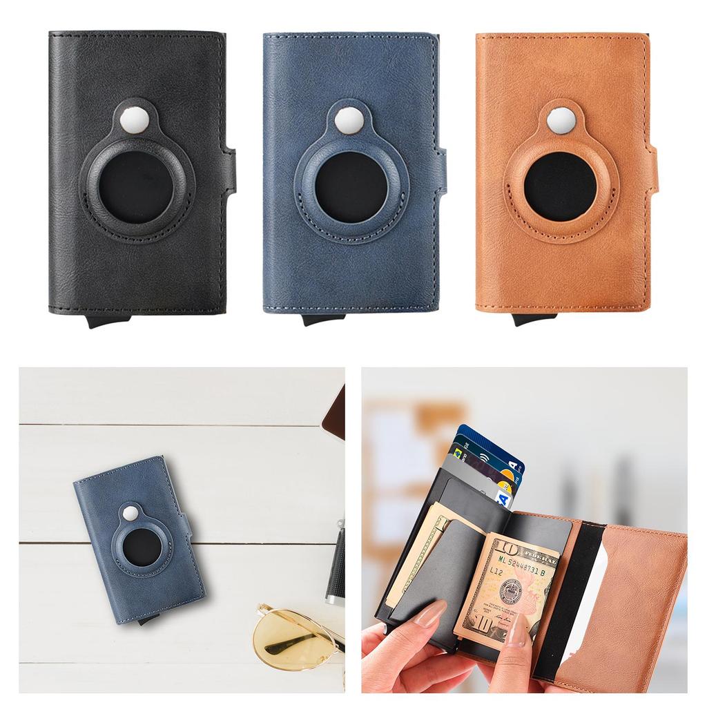 Card Holder Business Wallet Portable Slim for Travel Father Men
