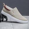 Zapatos de lona zapatos planos zapatos perezosos zapatos de tabla transpirables casuales zapatos de un solo uso talla grande
