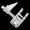 1pc Sewing Machine Presser Foot White with Ruler Guide for Home Use - Home Crafting Tool with Measurement Markings, Sewing Machine Accessories