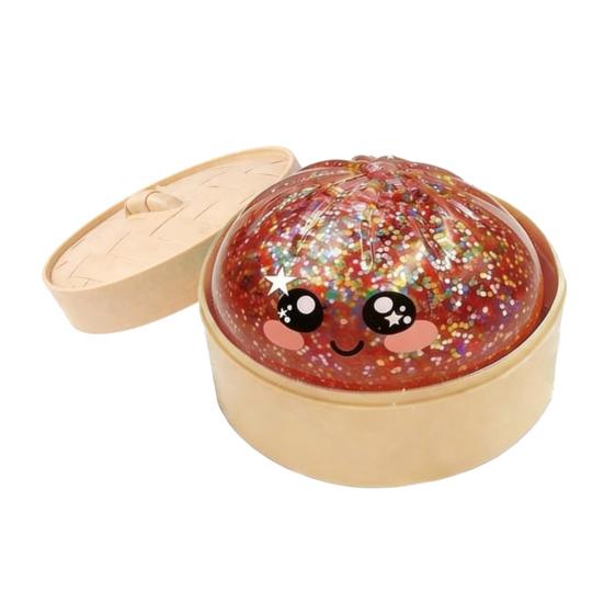 Steamed Bun Squeeze Toy, Cute Dumpling Stress Relief Ball, Slow Rising Decompression Toy for Desk, Kawaii Fidget Gift