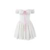 2026 Schickes Blumen-Minikleid schulterfrei - Sexy figurbetont im Retro-Stil