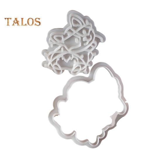 Christmas Cookie Cutter 3D Mini Cartoon Animal Shape Fondant Biscuit Stamp for Baking Cake Decorating Corgi Kitten Dog Cat Christmas Theme Holiday