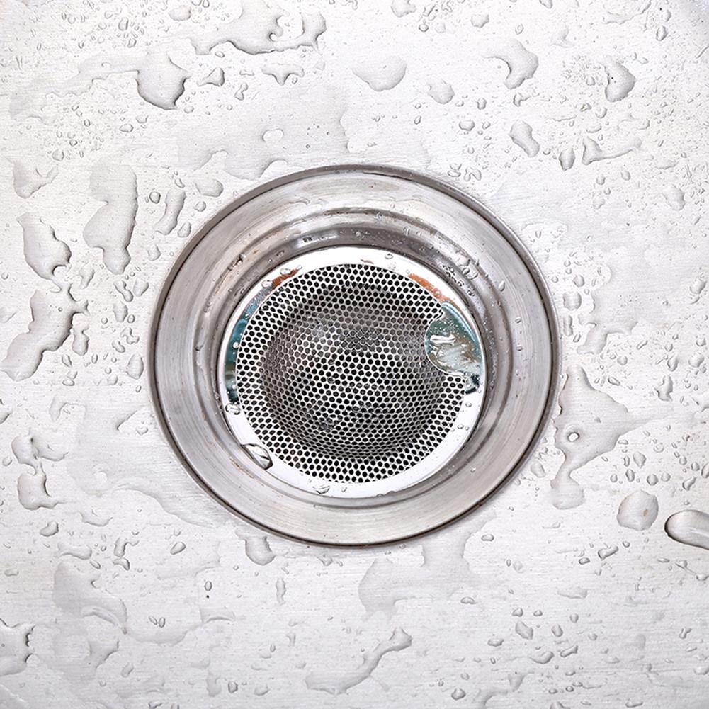 5/75/10cm Kitchen Sink Strainers Stainless Steel Bathtub Hair Catcher Waste Stopper Drain Hole Filter Trap Waste Screen Tools