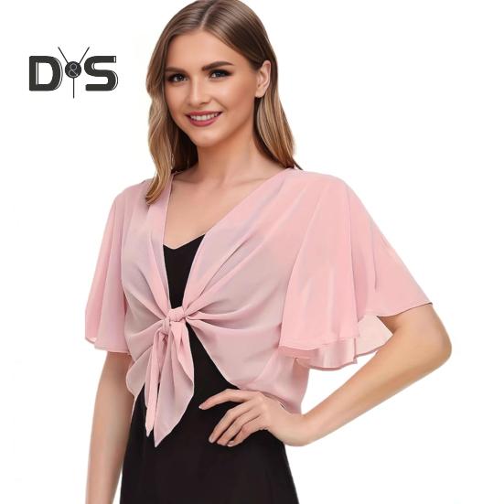 Women Cape Type Tops Solid Color Lace-up Sun Protection Shirt Thin Breathable UV Sun Protection Clothing