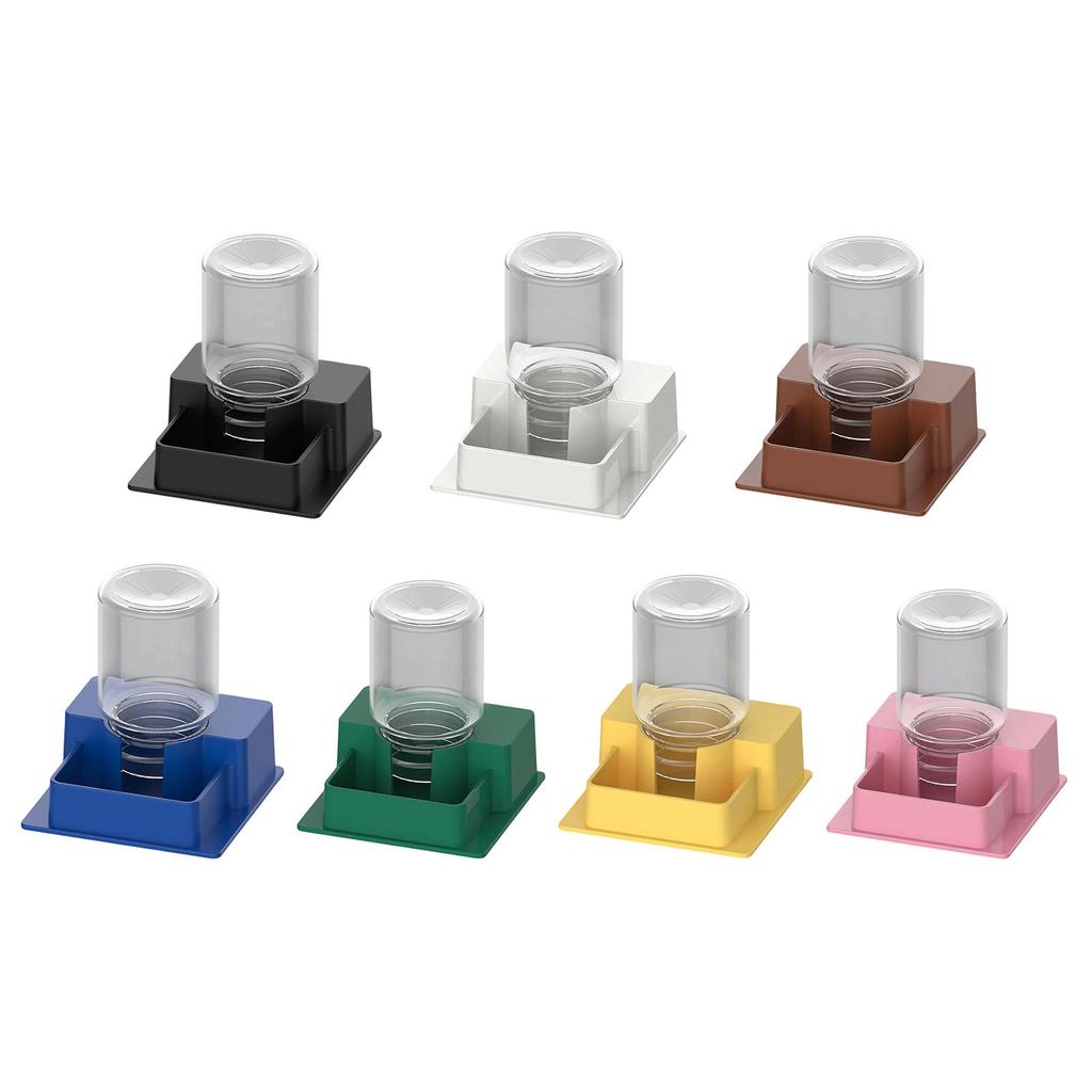 Automatic Reptile Water Dispenser Sturdy Plastic Feeding Container Reusable Hydration Bowl for Turtle Tortoise Gecko Terrarium