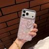 Helle Diamant Doppelherz Handyhülle für iPhone 17 Pro Max/15 Pro, Sanftes Einfaches Design - Kompatibel mit iPhone 11/12/16.
