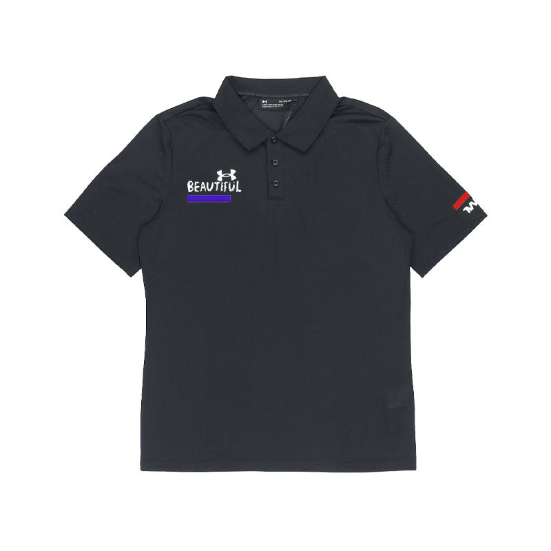 

Under Armour Настраиваемая модная однотонная повседневная спортивная рубашка поло унисекс рубашки поло черная 21500537-001(TEAM702-A16) M