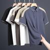 Hong Kong-Inspired Solid Color Men's Trendy Loose-Fit Casual Summer T-Shirt