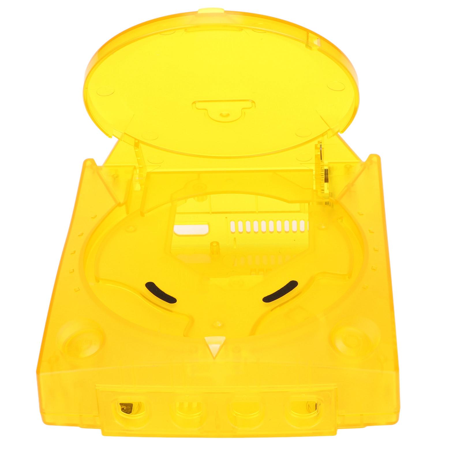 

Прозрачный пластиковый корпус ретро пластиковый корпус оболочка для SEGA Dreamcast DC желтый