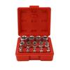 14Pcs E Type Torx Star Bit Socket Set E4‑E24 1 4  3 8  1 2  Drive Repair Tool Kit