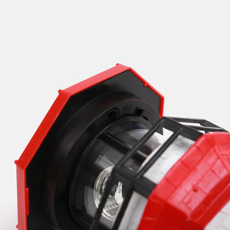 Solar-Powered LED Rotating Lighthouse Garden Ornament