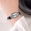 Delicate Oval Simple Bracelet Watch Niche Irregular Design Literary Women'S Quartz Watch