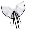 Elegant False Collar Neck Accessory Laceup Tied Decorative Collar with Ruffle Design For Office Casual And Party Outfit