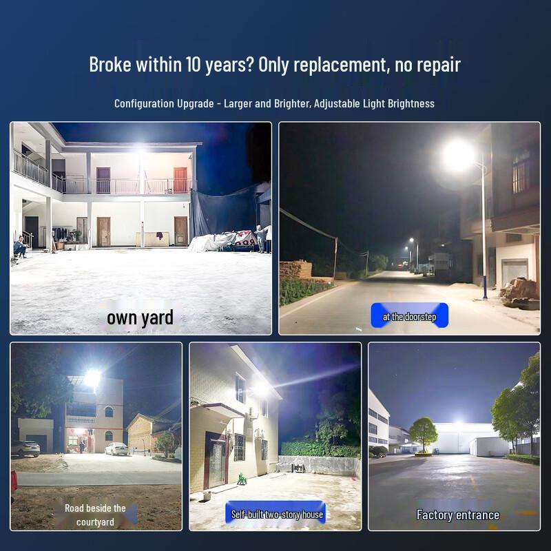 High-Power Solar Outdoor Garden Light