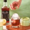2PCS Easy Demolding Spherical Shape Ice Cube Mold Food Grade Silicone Ice Sphere Maker  Drink