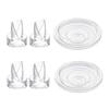 6pcs/set Replacement Silicone Duck Mouths & Diaphragms Rubber Duckbill Valves & Silicone Diaphragm Set for Breast Pump