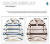 2025 Autumn/Winter Henley Collar Men's Knit Base Layer Sweater