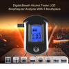 Breathalyzer Digital LCD Breath Alcohol Tester with 10 Mouthpieces Display
