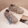 Summer new octopus coconut shoes low top solid color breathable fly knitting sports