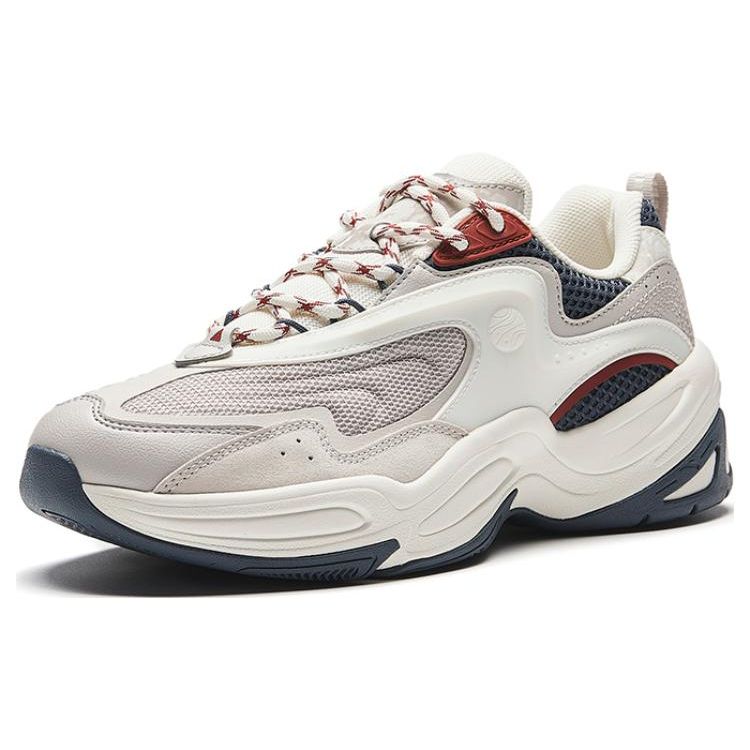 Anta Comfortable Lightweight Versatile Durable Low-Top Casual Shoes Women Sneakers Gray White 122348850-1