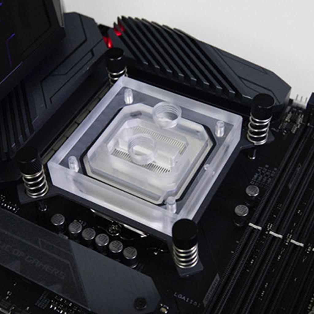 Bloc de apă CPU Accesoriu cooler computer Micro canal de apă pentru seria INTEL‑115X 2011 2066