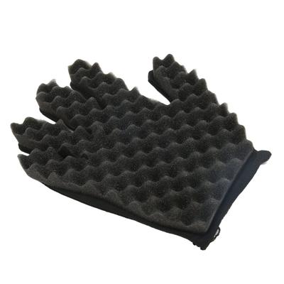 Durable Hair Twist Sponge Portable Magic Curly Sponge Gloves Curling Sponge Glove For Barbers