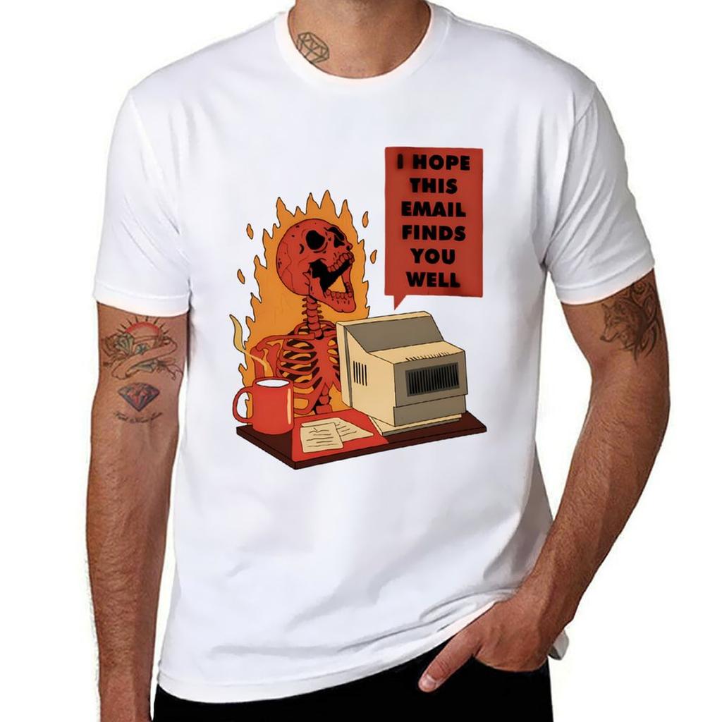 I Hope This Email Finds You Well Tshirt Plus Size Workout Short Sleeve Top Tshirt