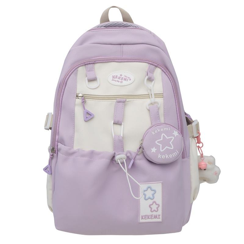 Student Backpack New Style Middle School Backpack for Women Large Capacity School Bag High Value Travel Bag Women Backpack