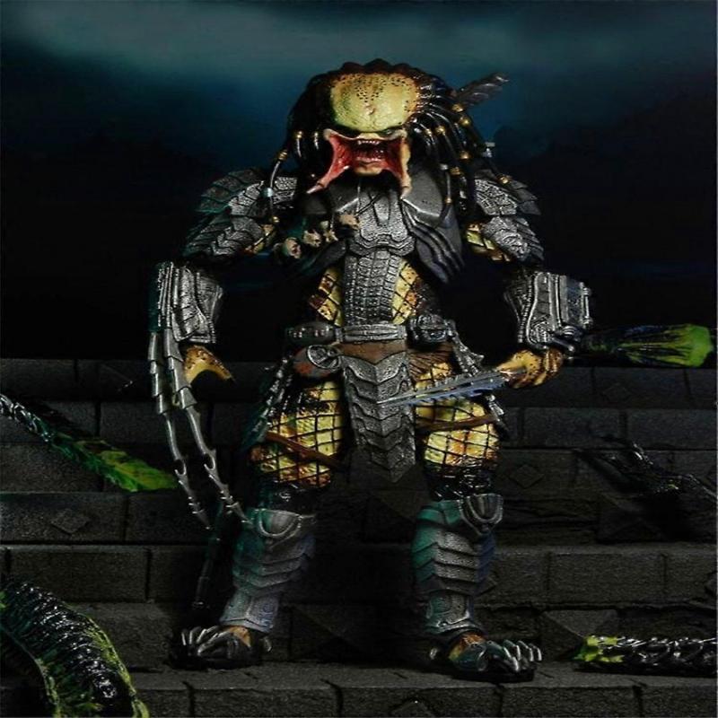 Predator Figur Neca Aliens Vs Predator Serie Alien Covenant Äldre Youngblood Predator Ormjägare Leksak Film Action Figur