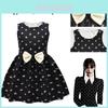 High Quality The Addams Family Wednesday Cosplay Costume For Kids