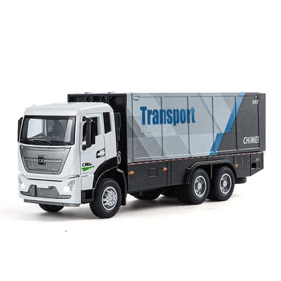 1/32 Legierung LKW Automodell Container LKW Container Ingenieurwesen Transportfahrzeug Kinder Ton und Licht Spielzeugauto Geschenk