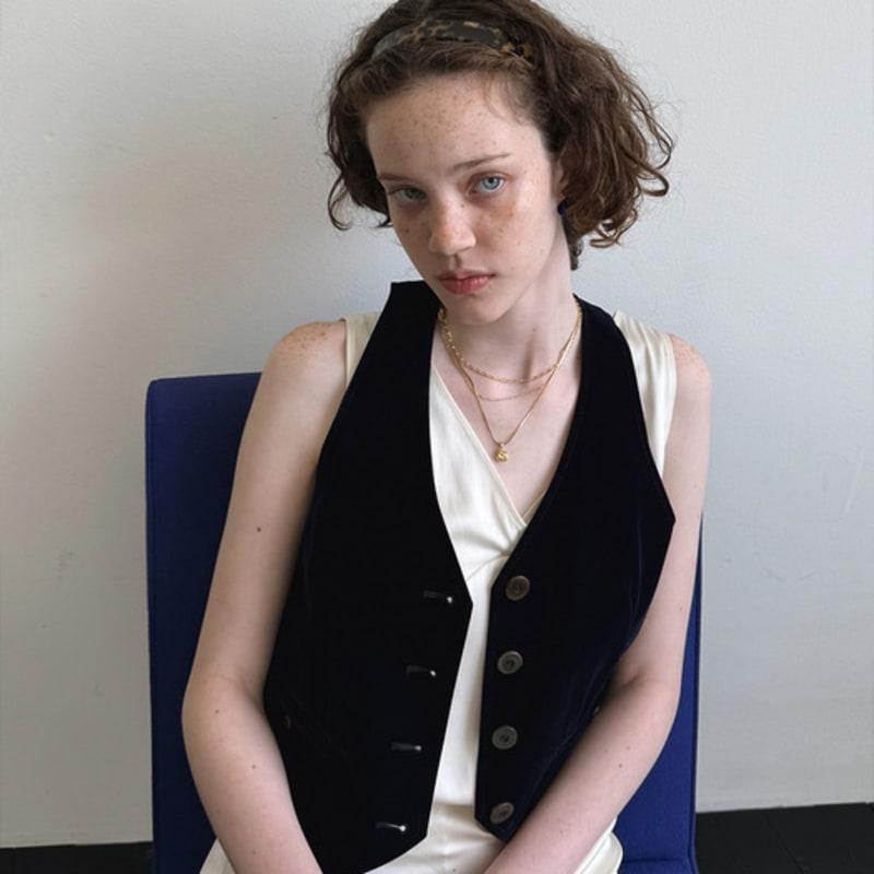 MARTA argent 925. Collier rose