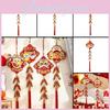 Elegant Chinese New Year Decoration 2025 Snake Year Pendant Hangings For Joyful Spring Festival Home Setup