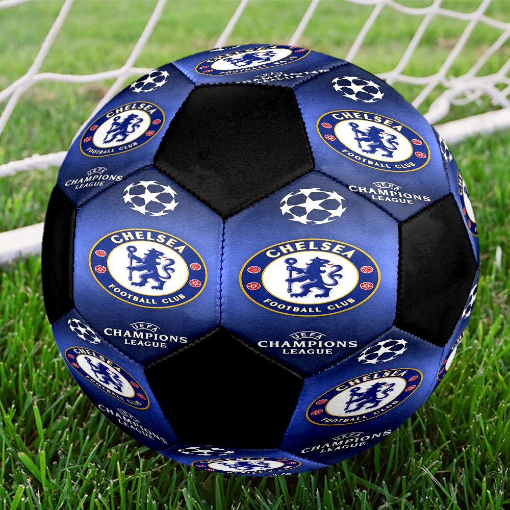 Chelsea Football Club Thema Größe 5 Fußball, Geeignet für Spiele drinnen und draußen, ein Geschenk für jeden geeignet.