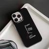 Self Expression Text Phone Case Suitable for iPhone 17 16 15 14 13 12 11 Pro/Max/Plus Anti Drop and Shockproof Back Cover