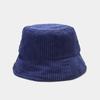 New Women Fall Winter Classic Corduroy Bucket Hat Outdoor Panama Harajuku Fishing Bucket Hats for Female Male Unisex Casual Cap