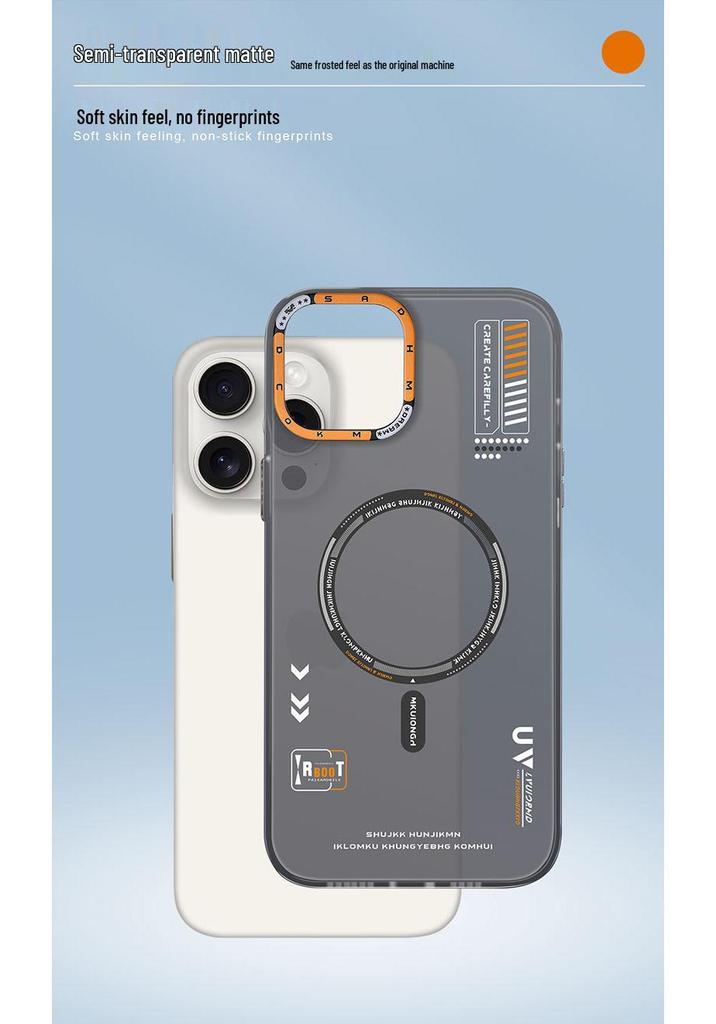 Trendy Skin-Feel Matte iPhone 16 Pro Max Magnetic Drop-Proof Protective Case