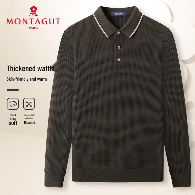 

Montagut Men s Autumn Tech-Blend Knit Sweater XL