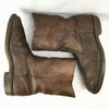 Vintage REDWING Cork Sole Leather Mid Boots Size 8.5B (Approx. 25.526.5cm) Dark Brown(USED)