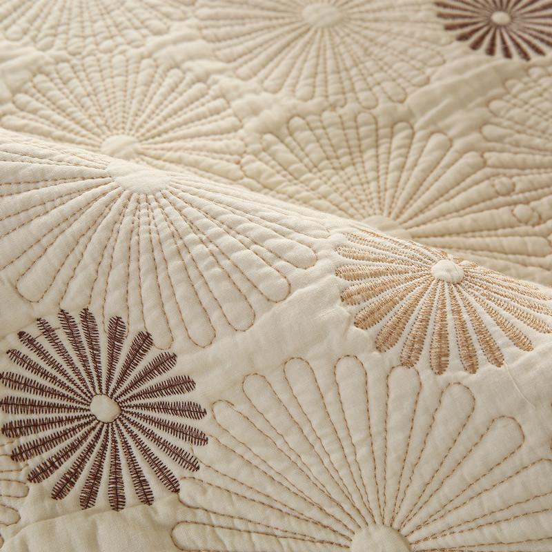 Fabric Double-Sided Quilting Embroidered Sofa Cushion  Direct Sales, Cotton Cloth Washed Sofa Towel Cover Universal In All Seasons