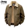JEEP SPIRIT Men's Washed Casual Work Jacket